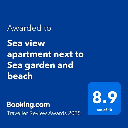 Apartment Sea View Next To Sea Garden And