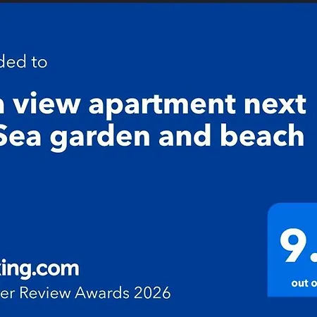 Sea View Next To Sea Garden And Appartement Varna